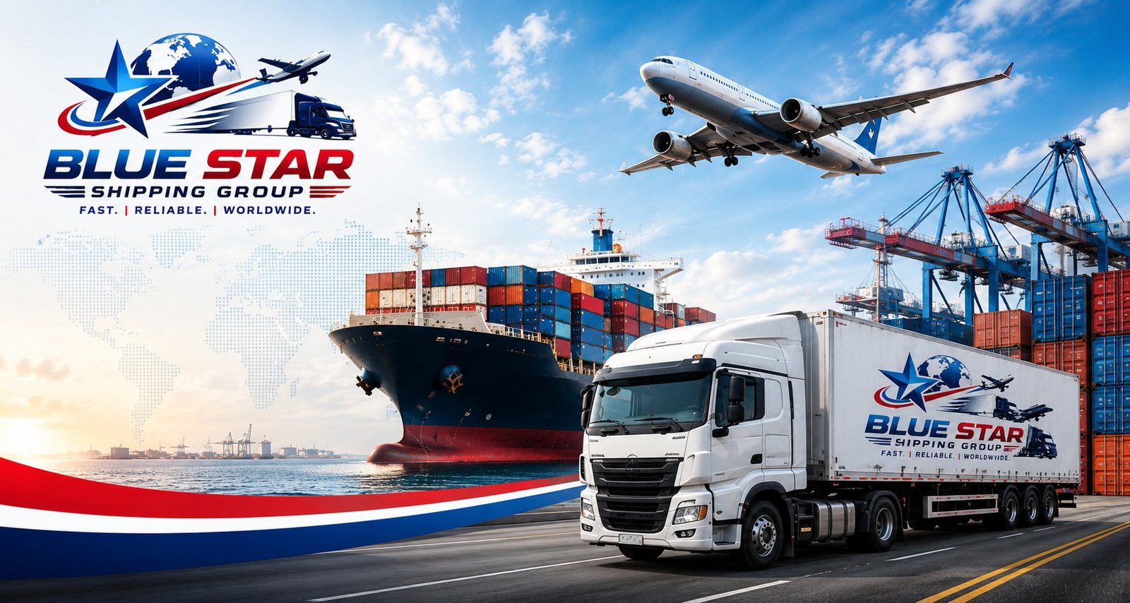 Blue Star Shipping Group — Fast. Reliable. Worldwide.